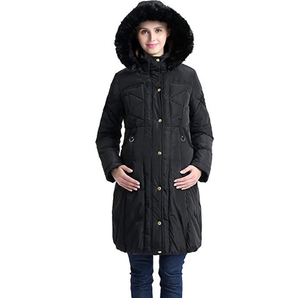 Maternity down coat